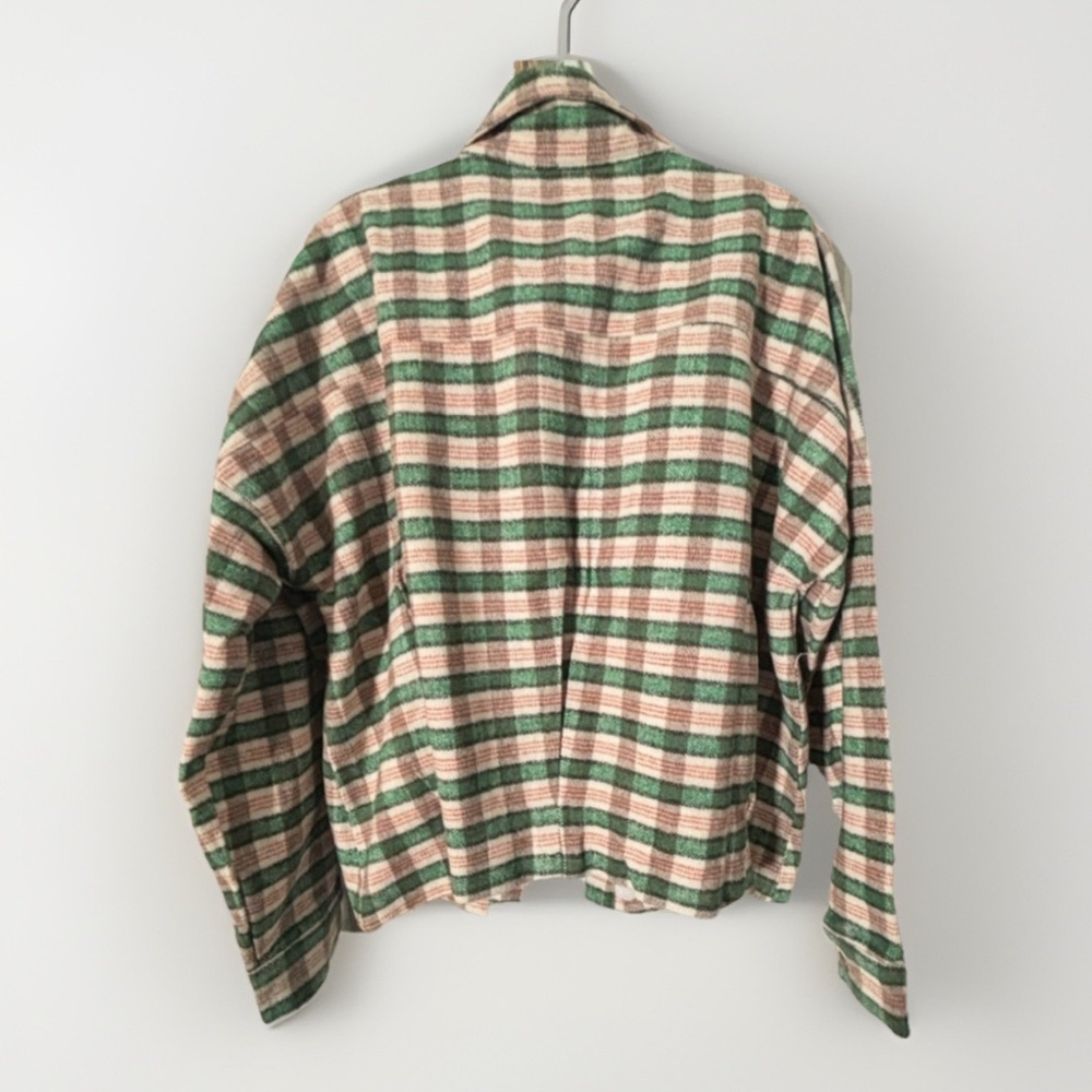 🇺🇸 Like Love Plaid Button-Up Tweed Jacket Size 2XL - Picture 6 of 6
